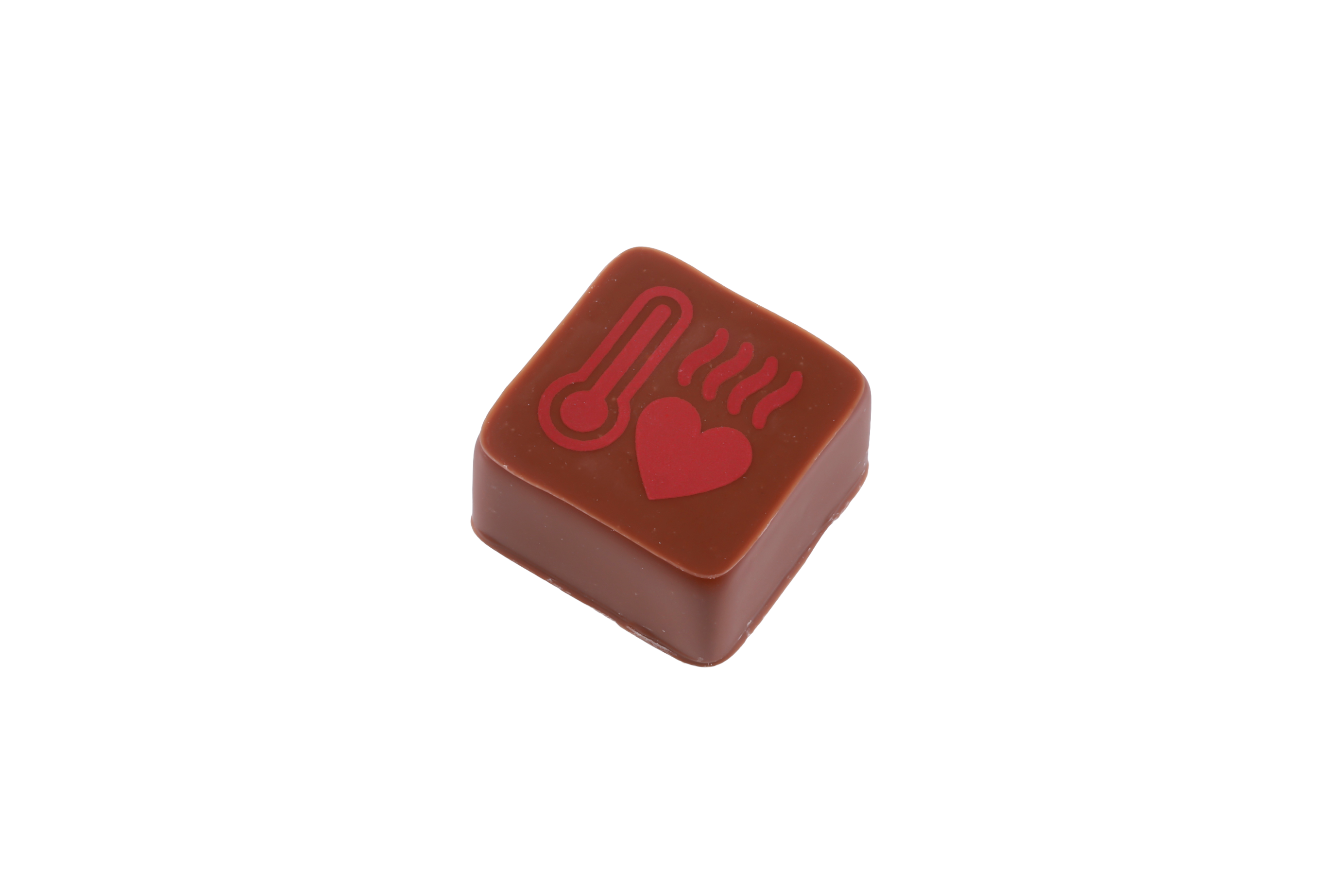 Coeur chocolat Amour chaud